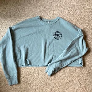 Wrightsville beach cropped sweatshirt